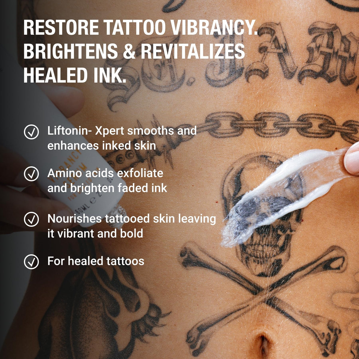 UK made packaging for Stories & Ink Vibrancy Serum