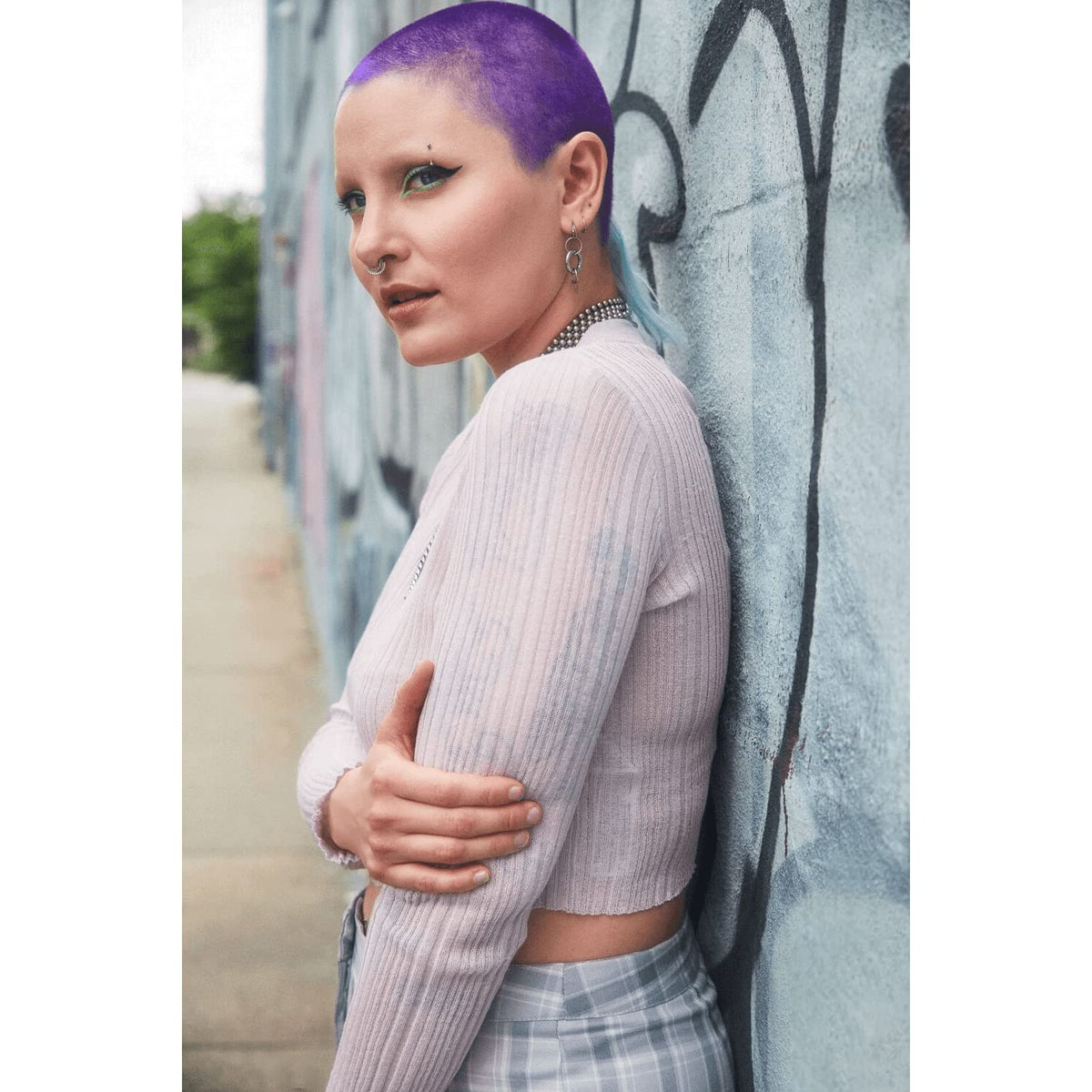 Strawberry Leopard Grapeful finished hair with color lasting up to eight weeks