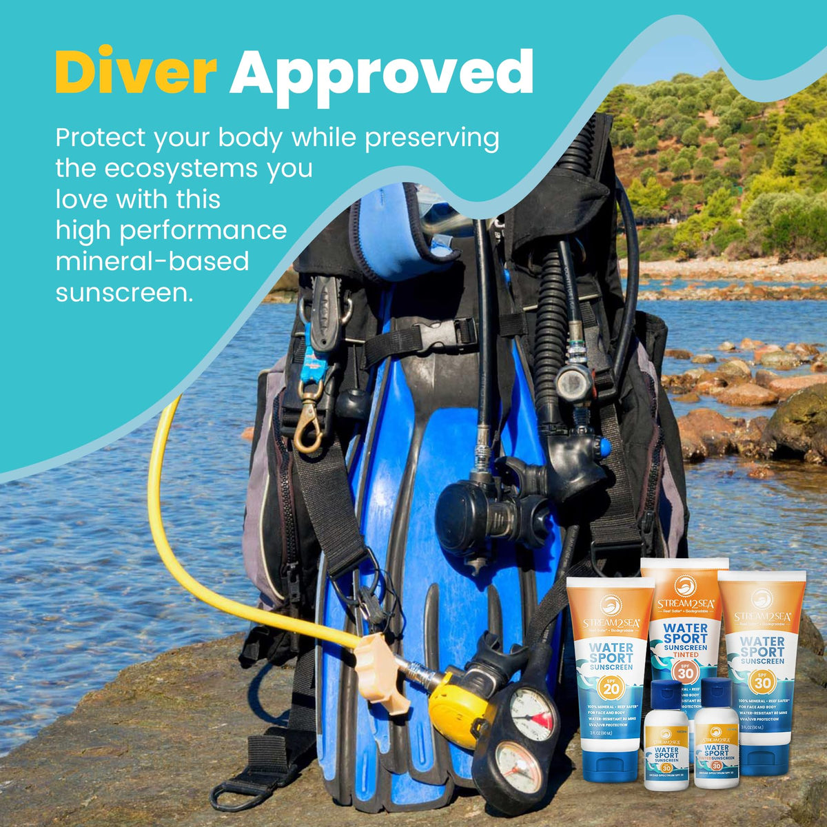 STREAM 2 SEA biodegradable formula for marine-friendly sun care
