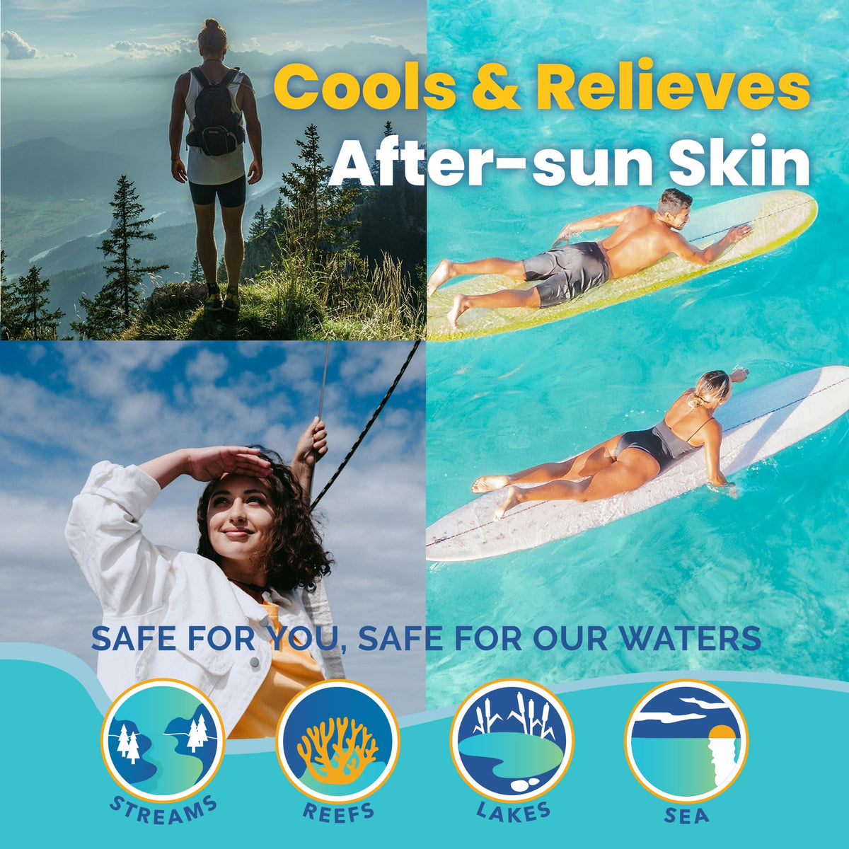 STREAM 2 SEA organic aloe vera with plant extracts for skin soothing