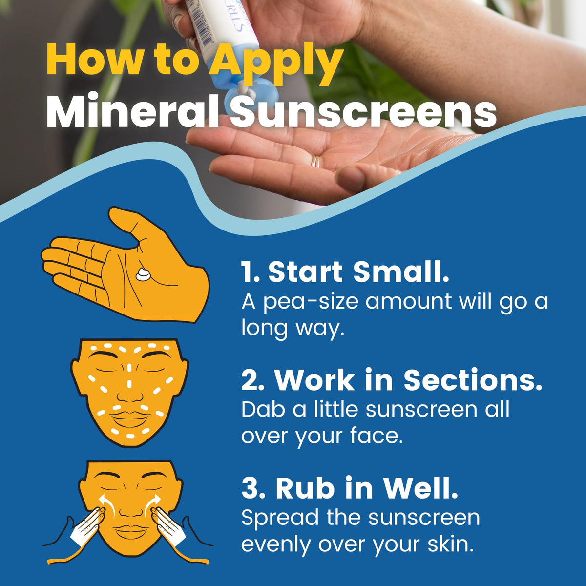 STREAM 2 SEA travel-size tube ready for on-the-go sun protection.