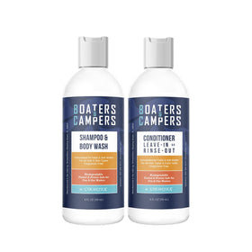 STREAM 2 SEA shampoo bottle for adventurers, fragrance-free and travel-ready.
