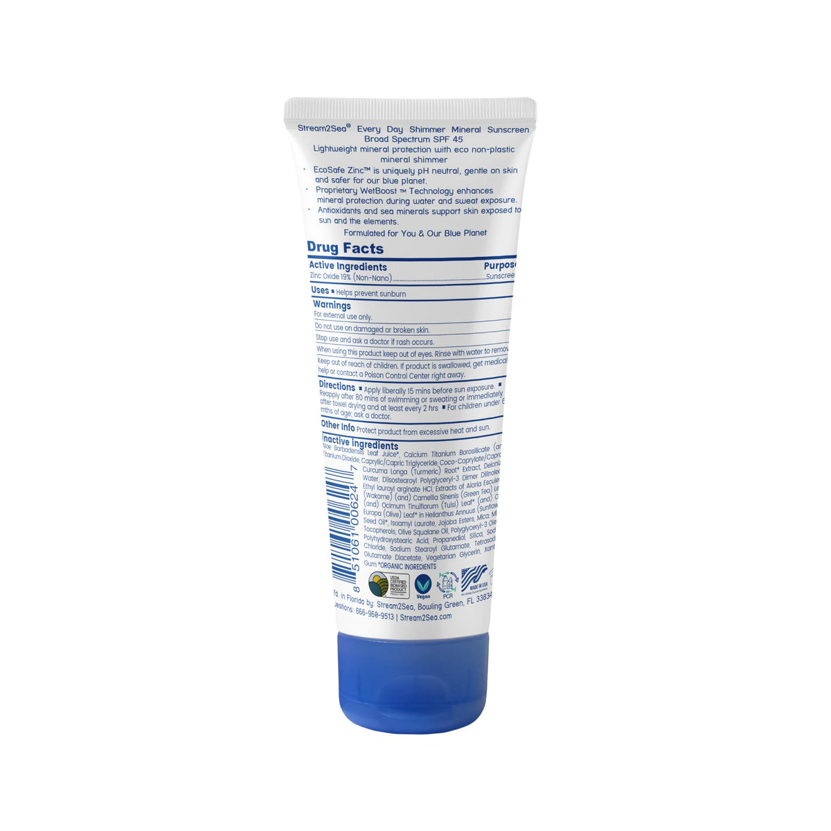 STREAM 2 SEA golden glow applied on facial skin for everyday radiance