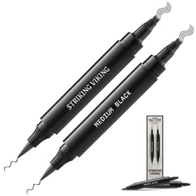 Striking Viking beard filler two pens pack for quick touch-ups and fuller look.