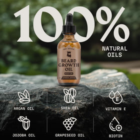 Striking Viking beard oil features argan and jojoba for hydration