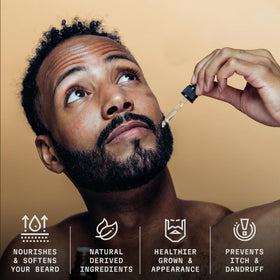 Striking Viking beard oil sandalwood delivers fast absorption with a non-greasy finish.