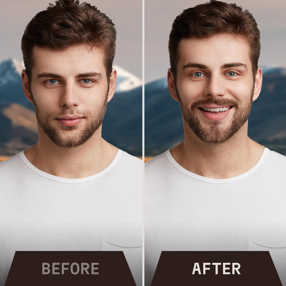 Striking Viking biotin-infused beard oil ingredients image shows nourishing compounds.