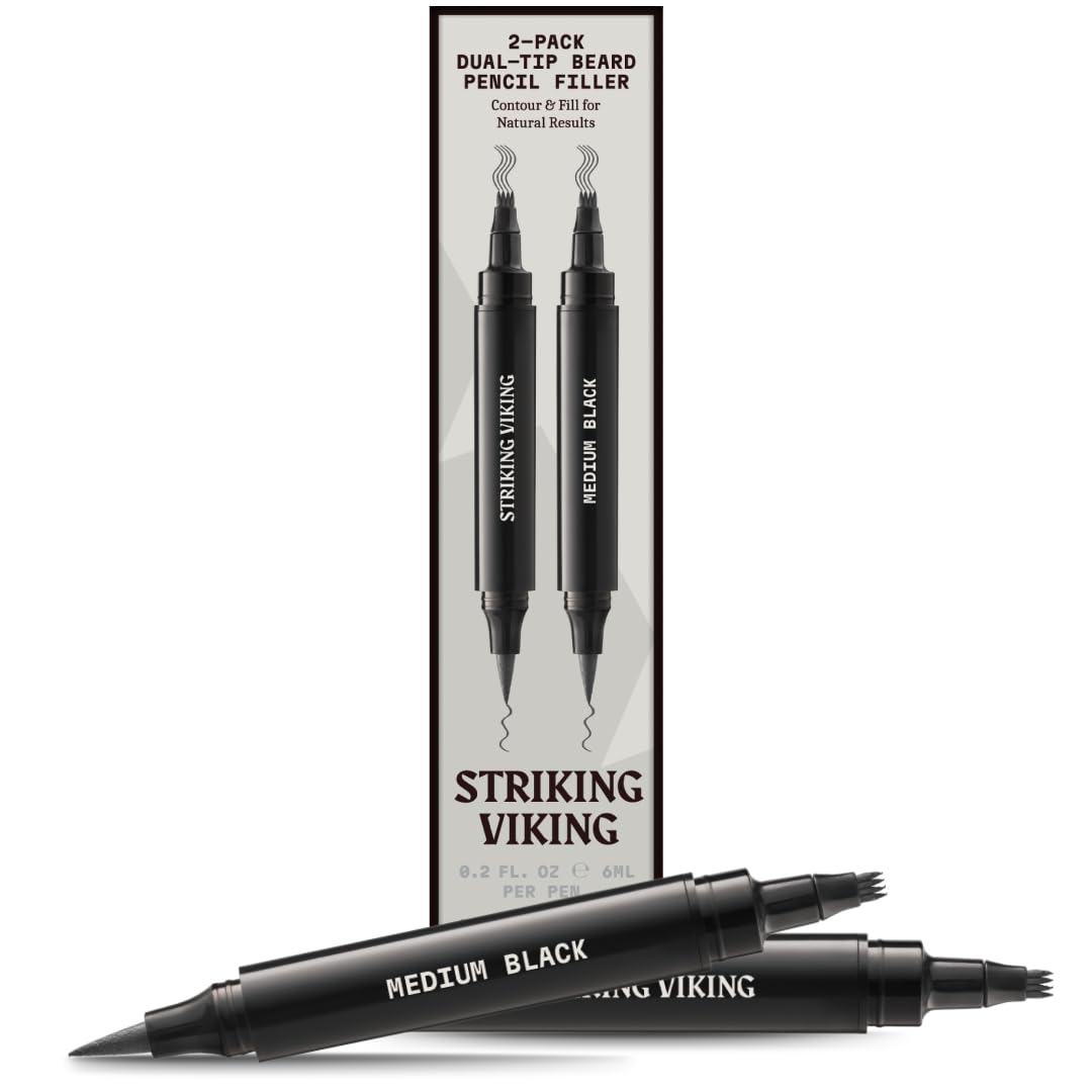 Striking Viking compact beard filler pen for quick touch-ups anywhere.