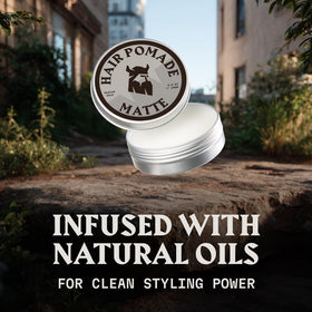 Striking Viking Hair Pomade delivers a natural matte finish