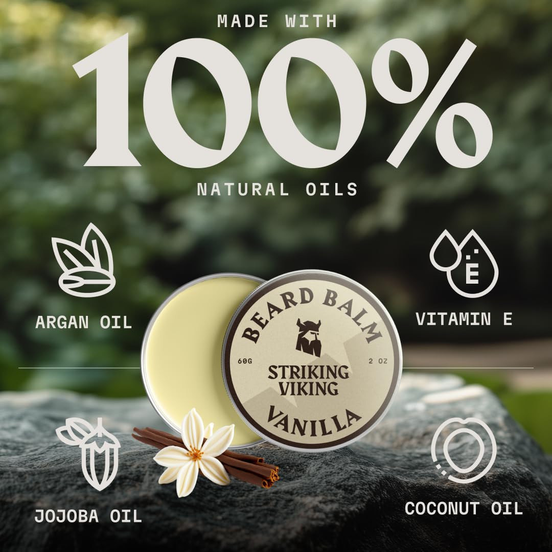 Striking Viking jojoba-argan oil infusion for nourishment