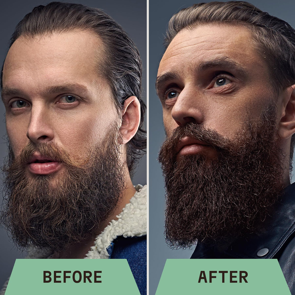 Striking Viking Jojoba oil nourishes and smooths the beard for soft shine.