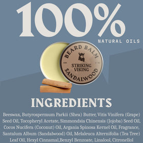Striking Viking sandalwood aroma enhances daily grooming routine