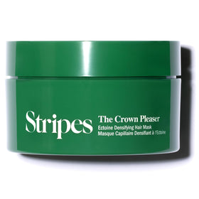 STRIPES Crown Pleaser bottle shown for lightweight hydration and shine benefits