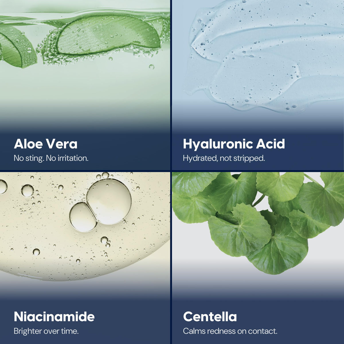 Strive Hydrating Men's Face Wash is suitable for all skin types.