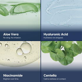 Strive Hydrating Men's Face Wash is suitable for all skin types.