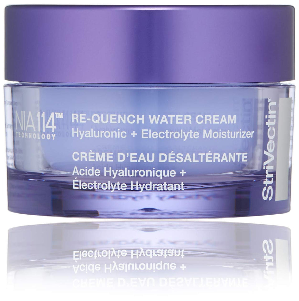 StriVectin Advanced Hydration Water Cream bottle delivering weightless, balanced moisture