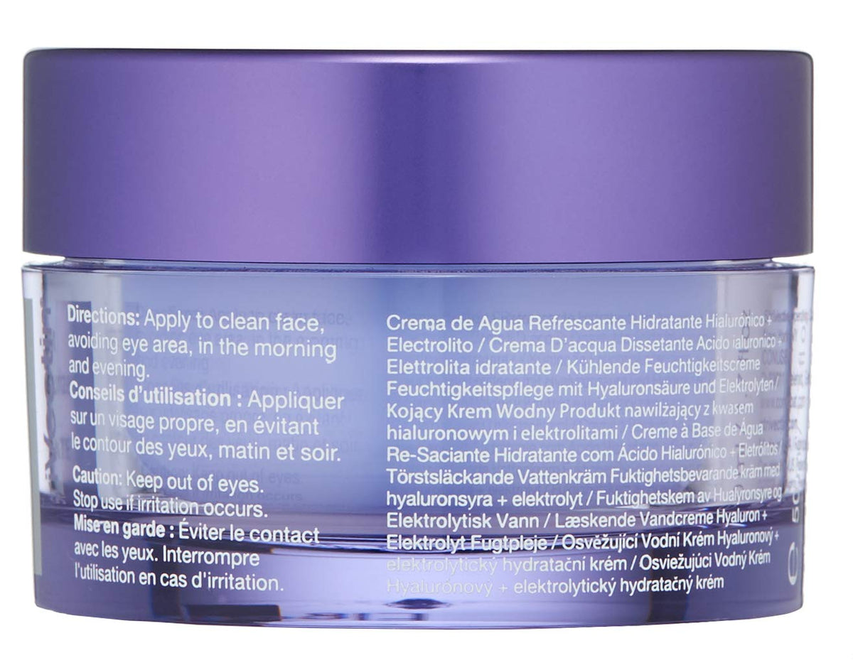 StriVectin Water Cream texture close-up showing smooth, hydrating finish