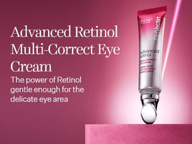 Application near the under-eye area with StriVectin eye cream illustrating smooth texture.