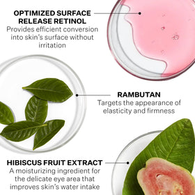 Fragrance-free StriVectin eye cream bottle emphasizing gentle formula for sensitive eyes.