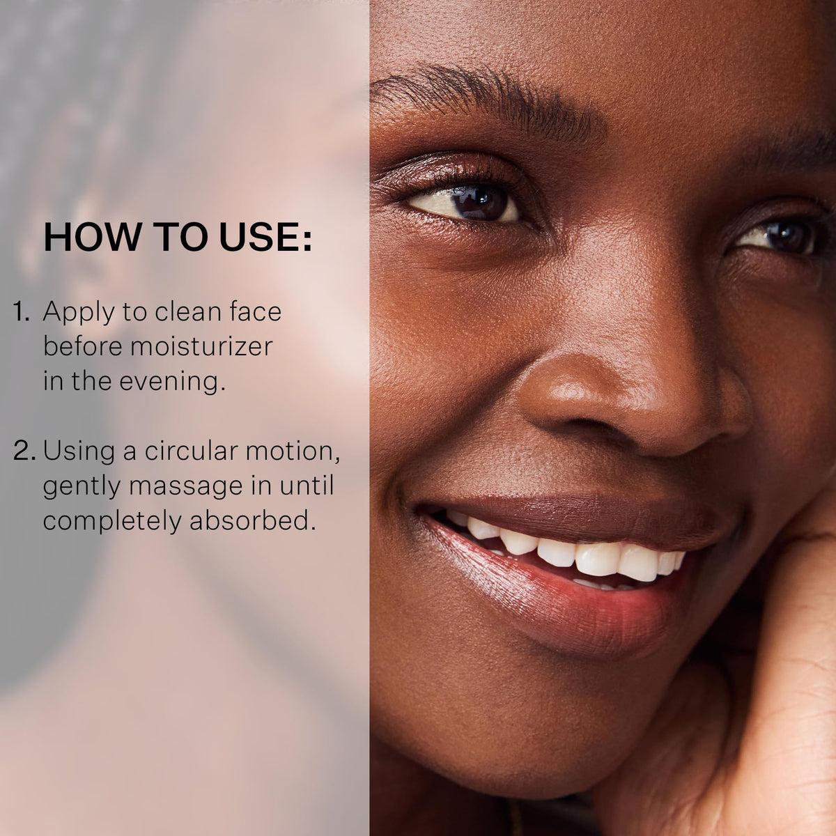 StriVectin serum swirl on skin shows easy absorption