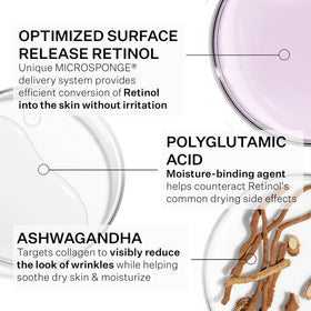 Texture closeup of StriVectin serum suggesting refined pores and smoother skin