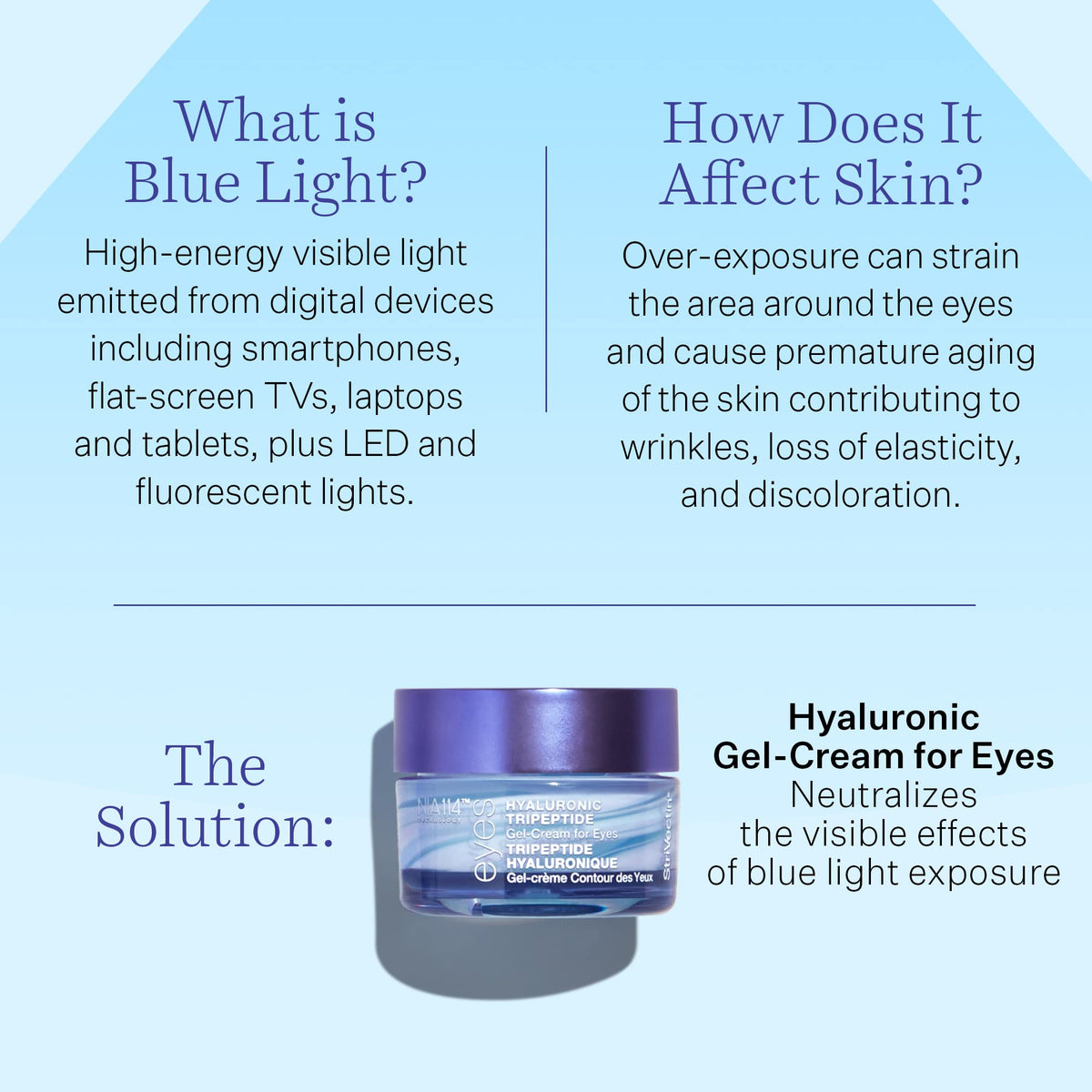 StriVectin application routine shot suggests gentle tapping around the eye area.