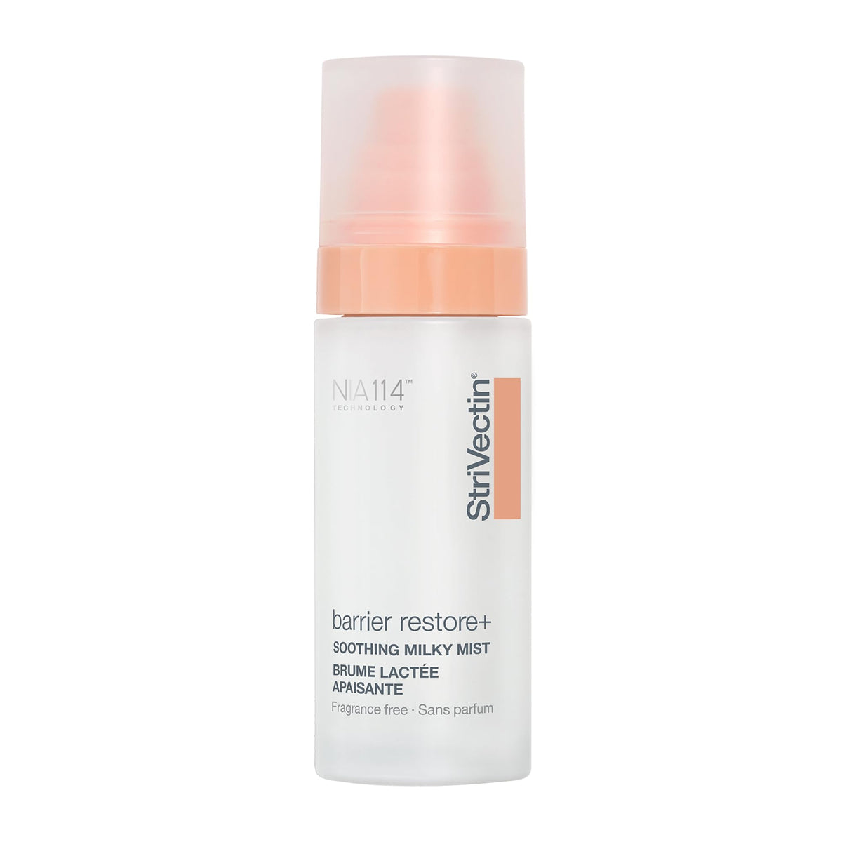 StriVectin Barrier Restore Mist bottle ready for on-the-go hydration.