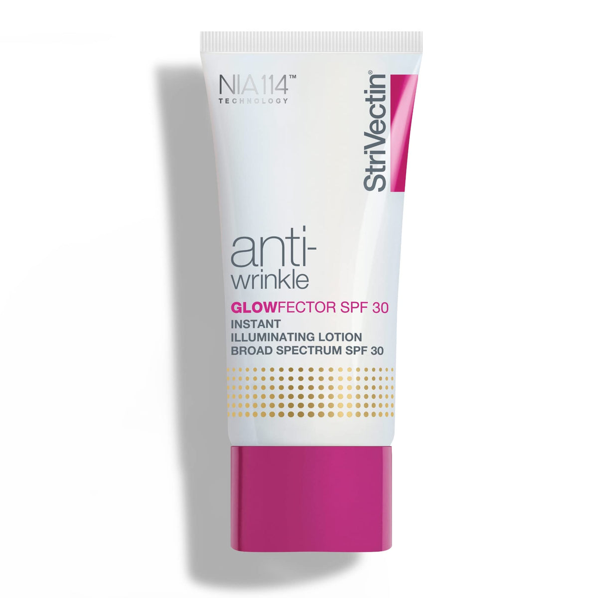 StriVectin GlowFector bottle with radiant glow and SPF 30 protection