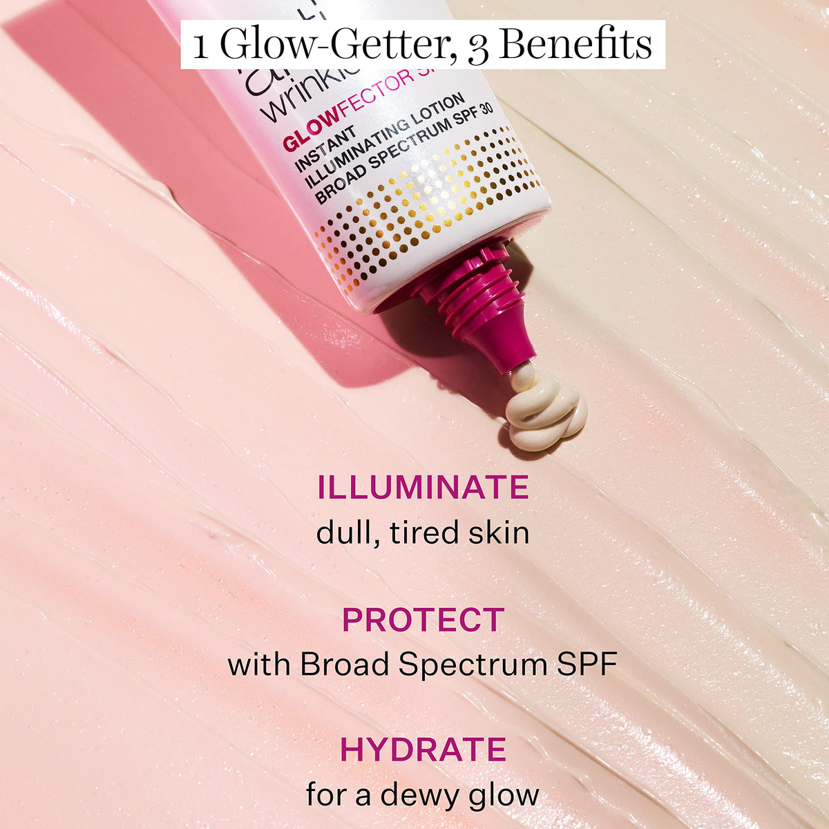 Packaging featuring licorice and marshmallow root extracts in StriVectin GlowFector