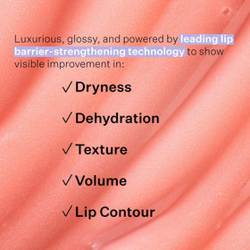 StriVectin swatch shows translucent formula ready to seal moisture.