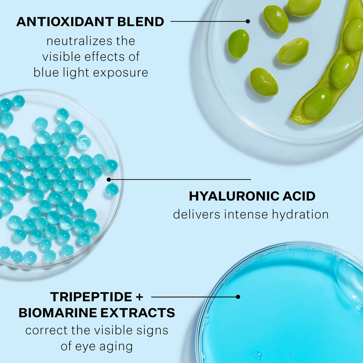 StriVectin ingredients visual features hyaluronic acid and peptides.