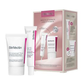 StriVectin Smooth & Hydrate set packaging, compact and ready for travel.