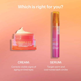 Ophthalmologist-tested fragrance-free StriVectin Super-C Eye Cream care.