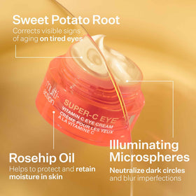 Packaging display of StriVectin Super-C Eye Cream for premium eye care.