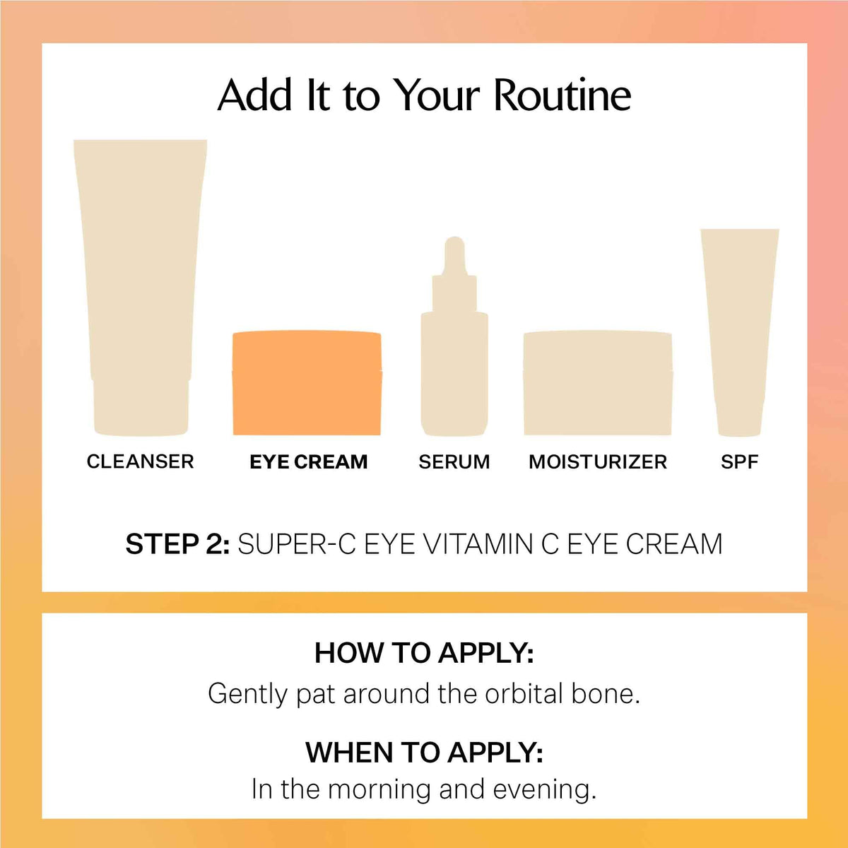 Under-eye area looks refreshed after using StriVectin Super-C Eye Cream.