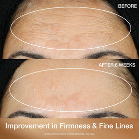 Droplet dispensed onto skin to promote even tone and smooth texture.