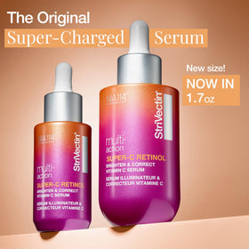 Close-up of the serum dropper releasing formula for quick absorption.