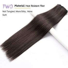 StrRid colorful extensions add playful tones with a natural touch.