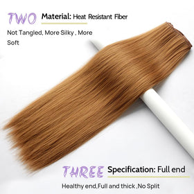 Close-up of StrRid heat-resistant synthetic fibers designed for daily wear.