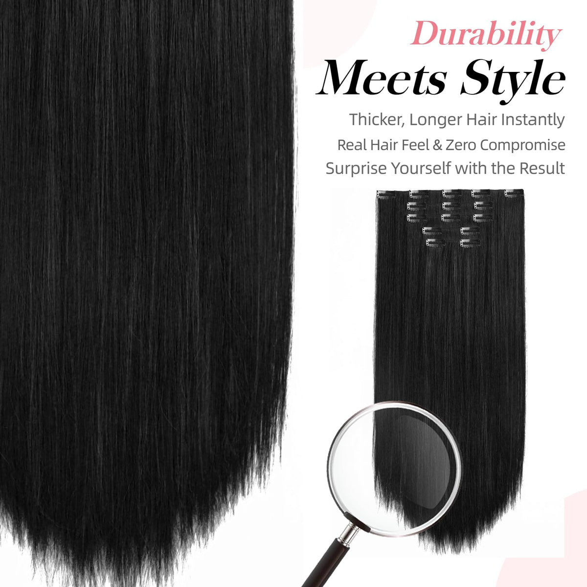StrRid no-lace sewing keeps extensions lightweight and scalp-friendly
