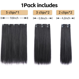 strrid small weft 4-2in wide, two-clips design for layered volume.