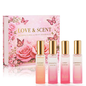 StSilkitty Mother's Day set box with four travel-sized EDPs for versatile moods.
