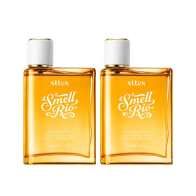 Stttes Irresistible Sunshine bottle close up highlighting warm gourmand notes