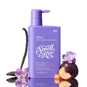 Sttes Smell Rio Body Butter Vanilla Orchid Sandalwood packaging for premium daily routine