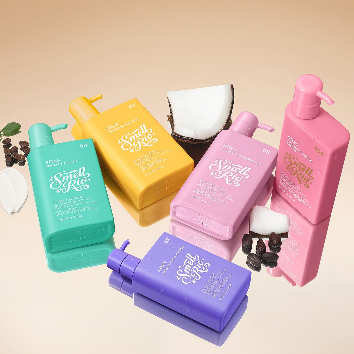 Luxurious pink pump bottle displayed on a chic vanity
