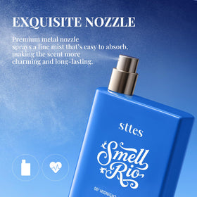 Sttes Smell Rio Midnight Jasmine floral note visual suggests black currant and jasmine nuances