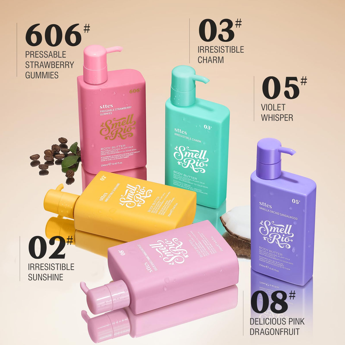 Sttes Smell Rio daily-use application on forearm for quick absorption