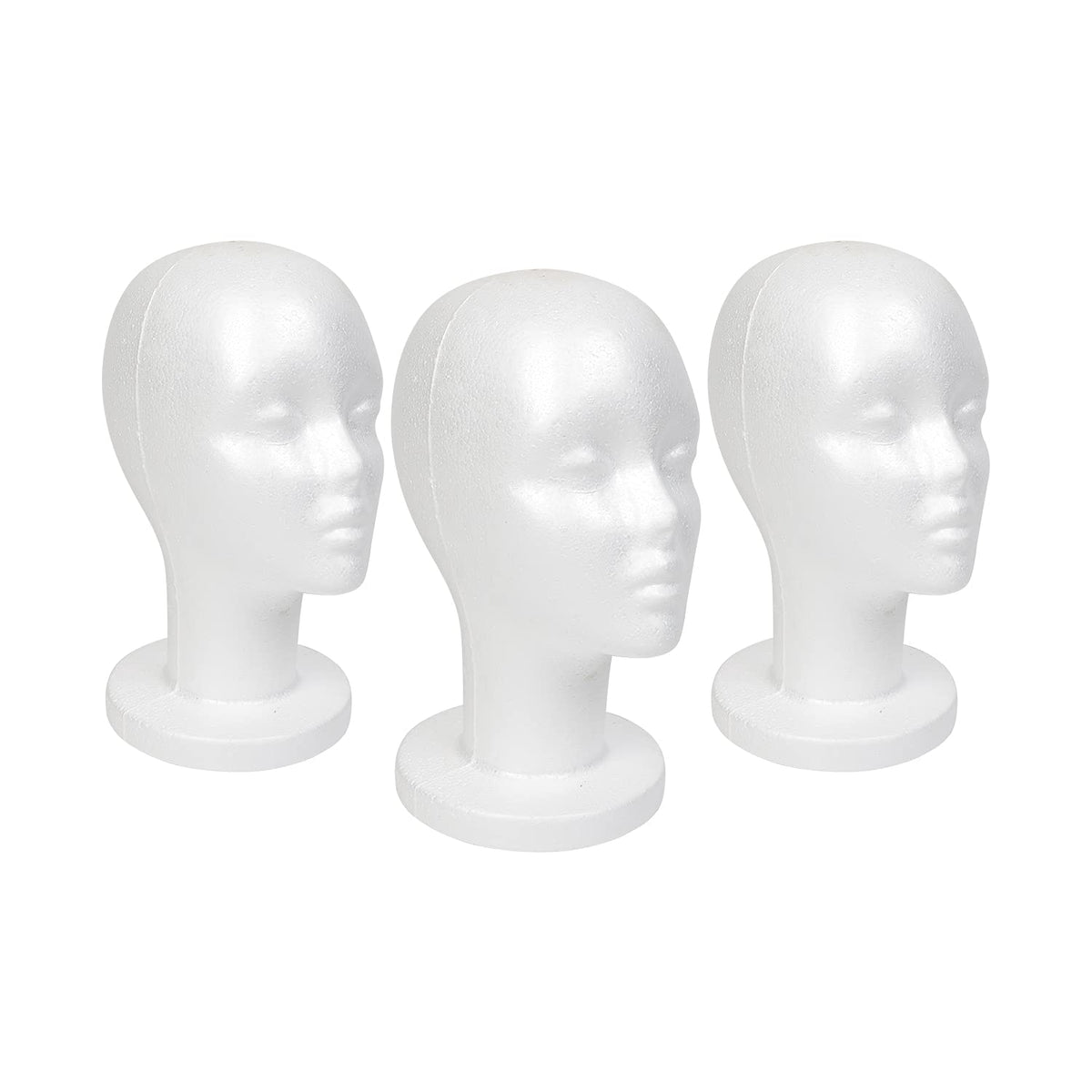 STUDIO LIMITED 11.4-inch mannequin head for professional wig styling and secure display