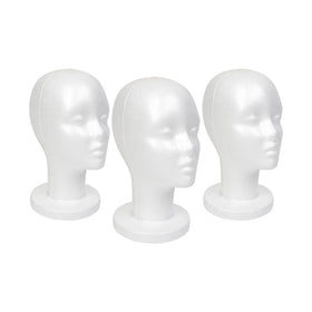 STUDIO LIMITED 11.4-inch mannequin head for professional wig styling and secure display