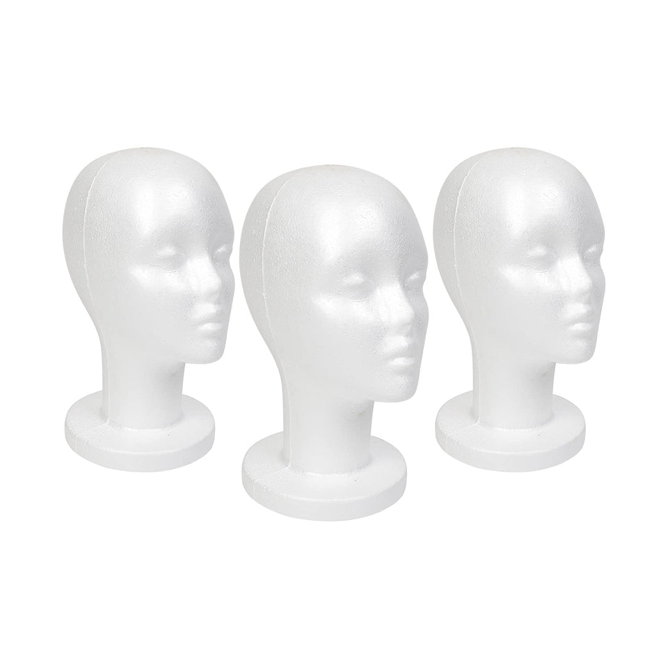 STUDIO LIMITED 11.4-inch mannequin head for professional wig styling and secure display